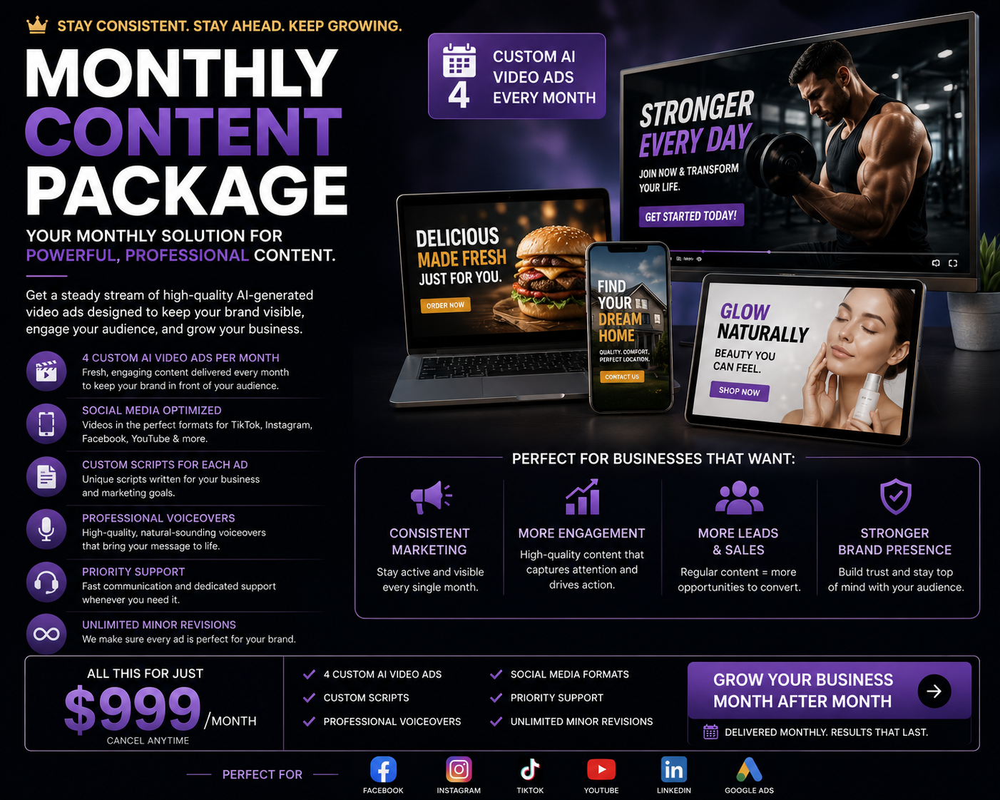 Monthly Content Package