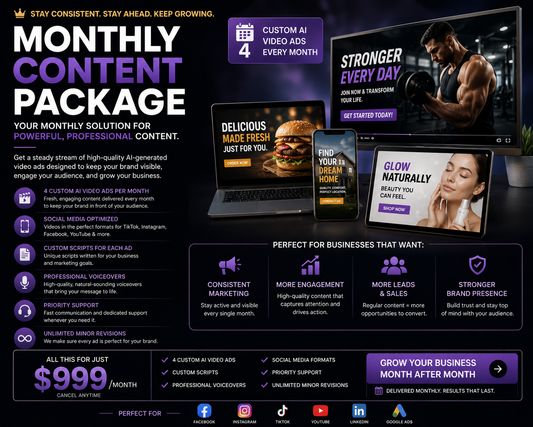Monthly Content Package